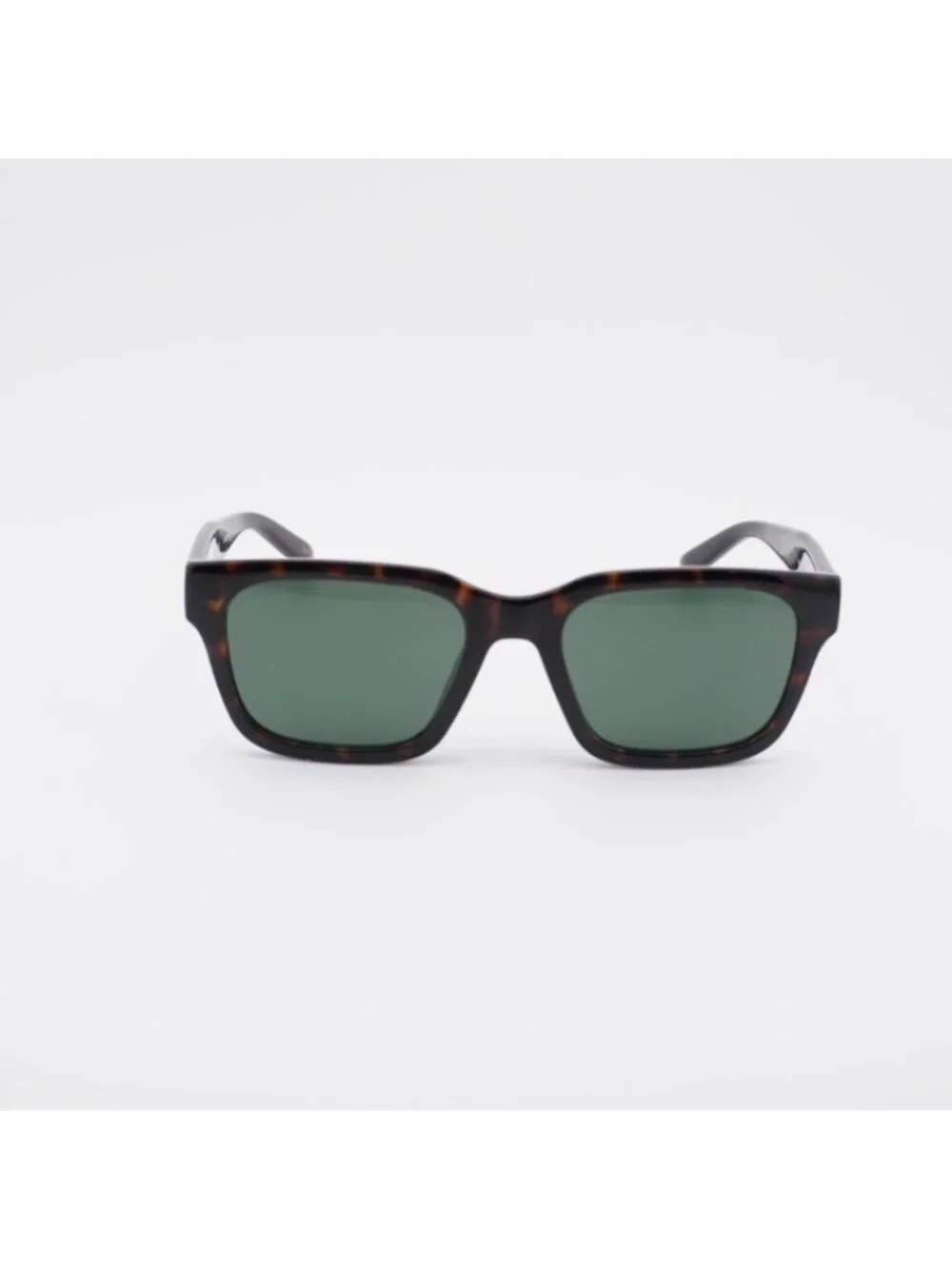 Gucci GG1857SK 002 Sunglasses Havana Square Frame, Green Lenses